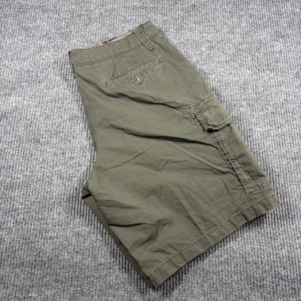 Roebuck & Co Shorts Mens 40 Olive Green Cotton‎ Cargo Casual Outdoor